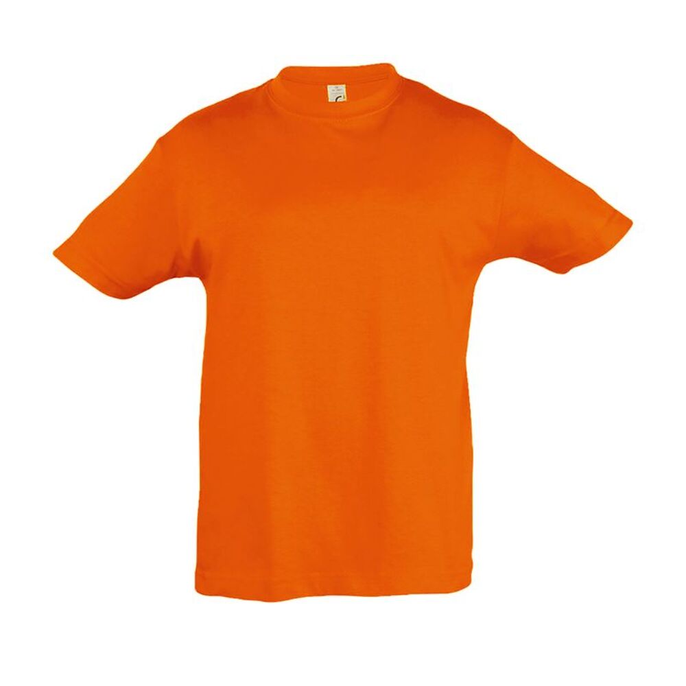 SOLS Kids Regent Short Sleeve T-Shirt / Orange